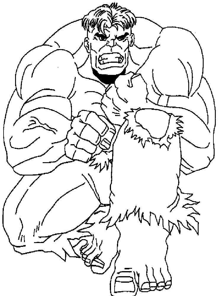 Hulk Coloring Pages Free Printable for Kids 61