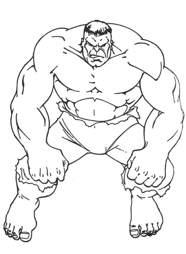 Hulk Coloring Pages Free Printable for Kids 73