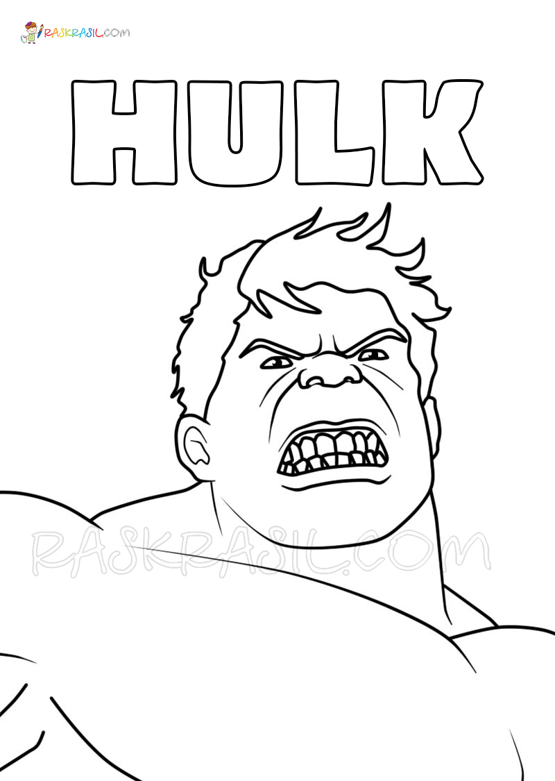 Hulk Coloring Pages Free Printable for Kids 76