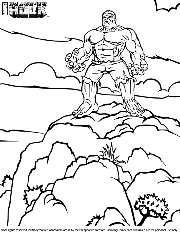 Hulk Coloring Pages Free Printable for Kids 79