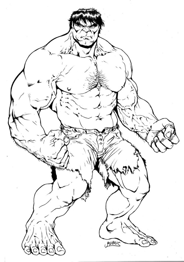 Hulk Coloring Pages Free Printable for Kids 81