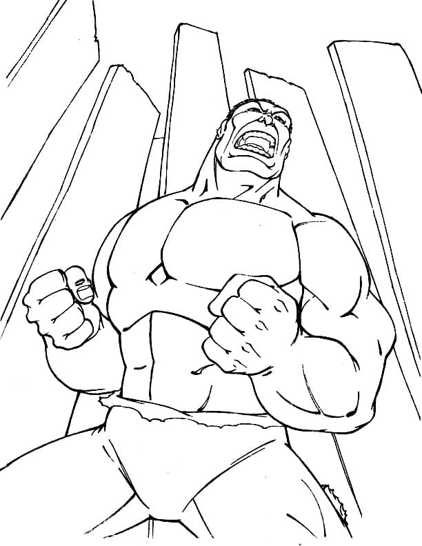 Hulk Coloring Pages Free Printable for Kids 87