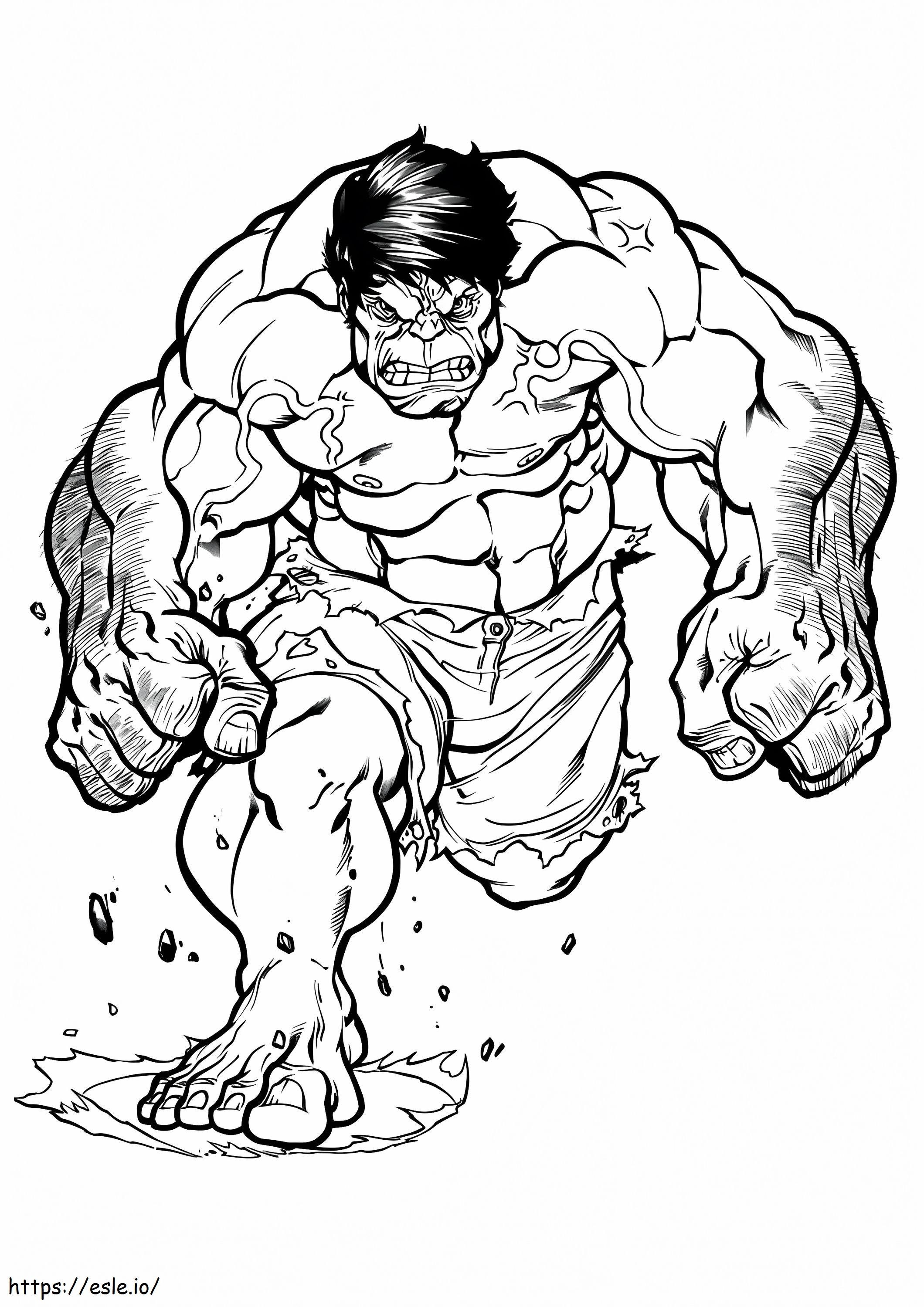 Hulk Coloring Pages Free Printable for Kids 88