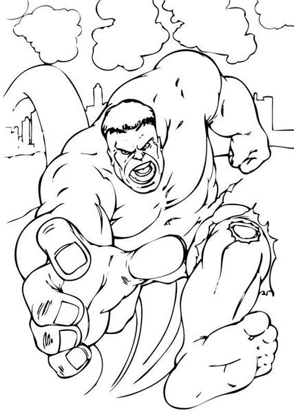 Hulk Coloring Pages Free Printable for Kids 90