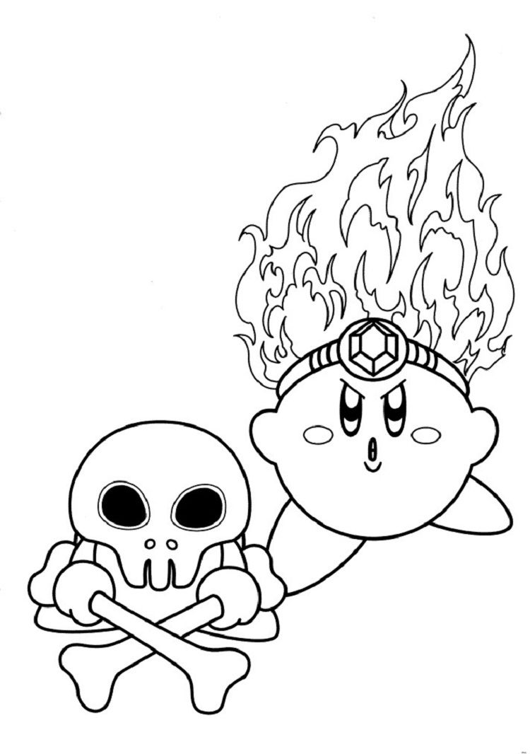 Kirby Coloring Pages FREE Printable 18