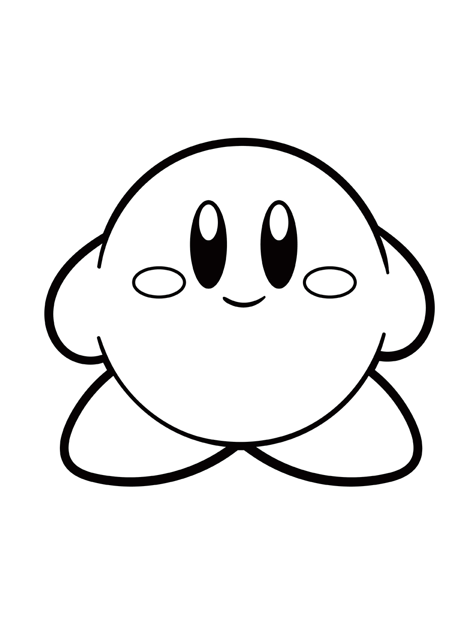 Kirby Coloring Pages FREE Printable 22