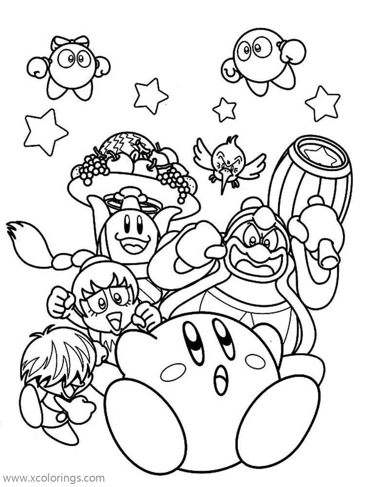 Kirby Coloring Pages FREE Printable 25