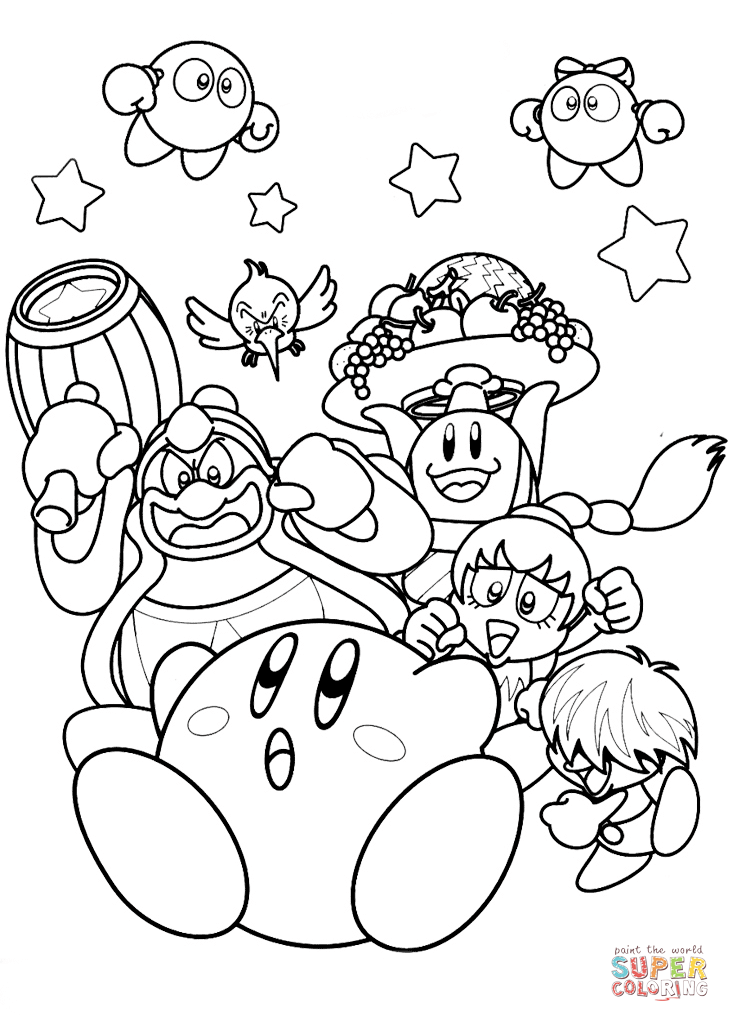 Kirby Coloring Pages FREE Printable 27