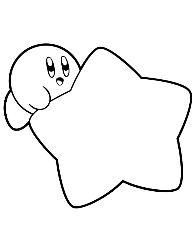 Kirby Coloring Pages FREE Printable 33