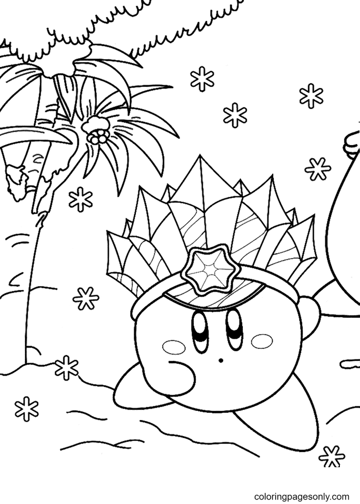 Kirby Coloring Pages FREE Printable 45