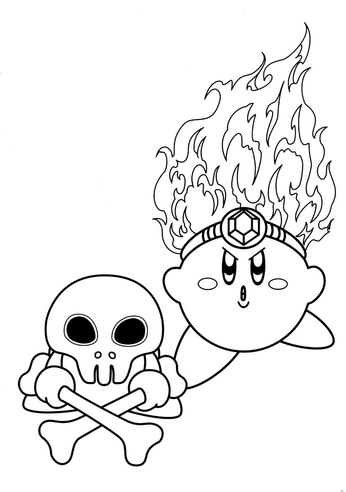 Kirby Coloring Pages FREE Printable 54