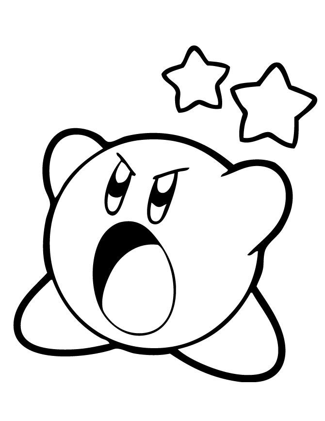 Kirby Coloring Pages FREE Printable 8