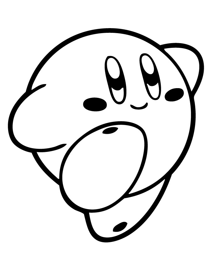 Kirby Coloring Pages FREE Printable 9