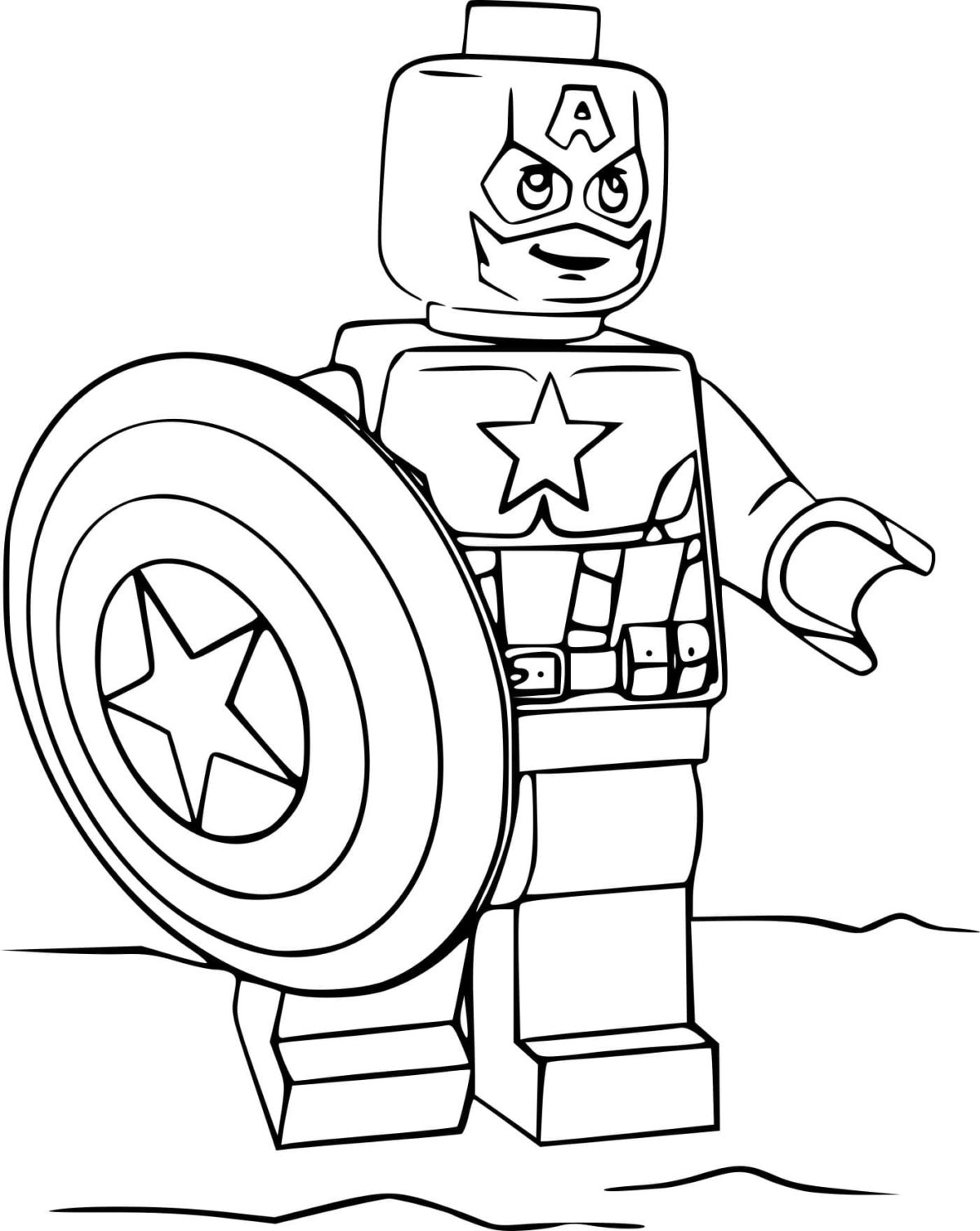 Lego Coloring Pages Printables Free 113