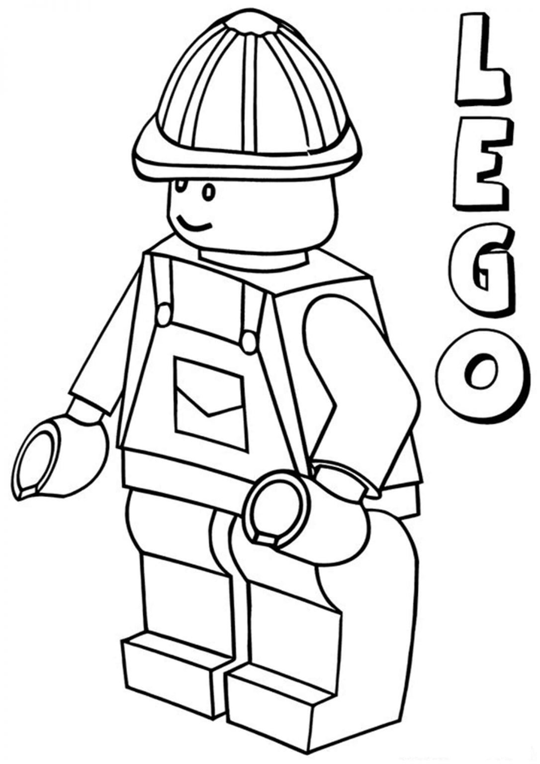 Lego Coloring Pages Printables Free 119