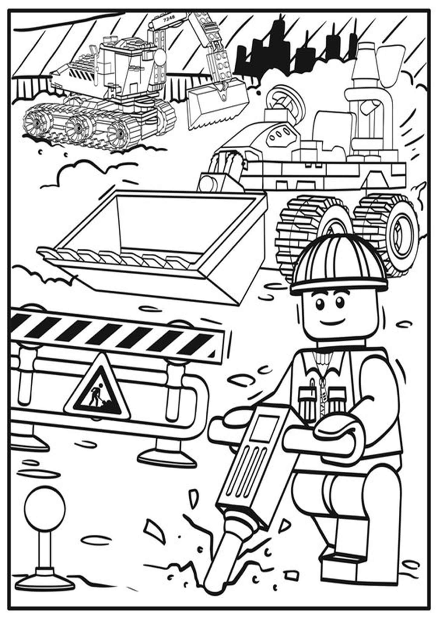 Lego Coloring Pages Printables Free 22