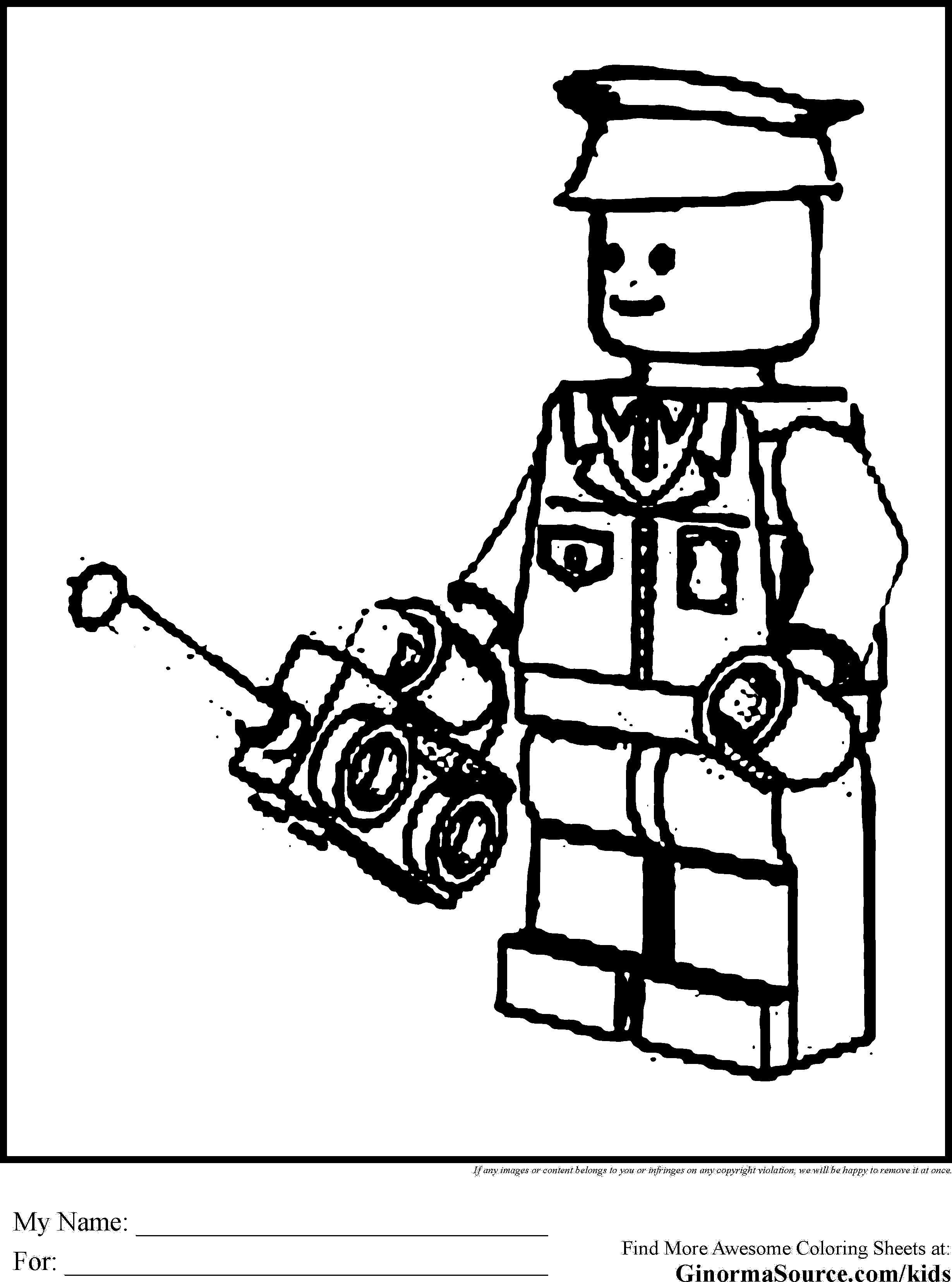 Lego Coloring Pages Printables Free 36