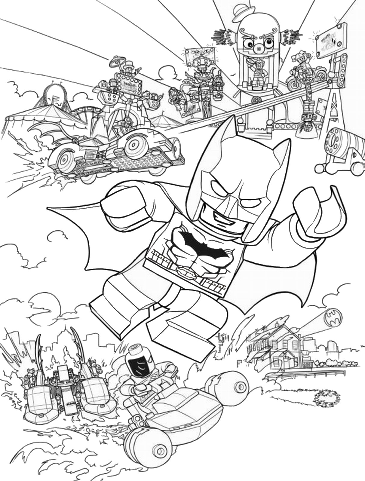 Lego Coloring Pages Printables Free 82