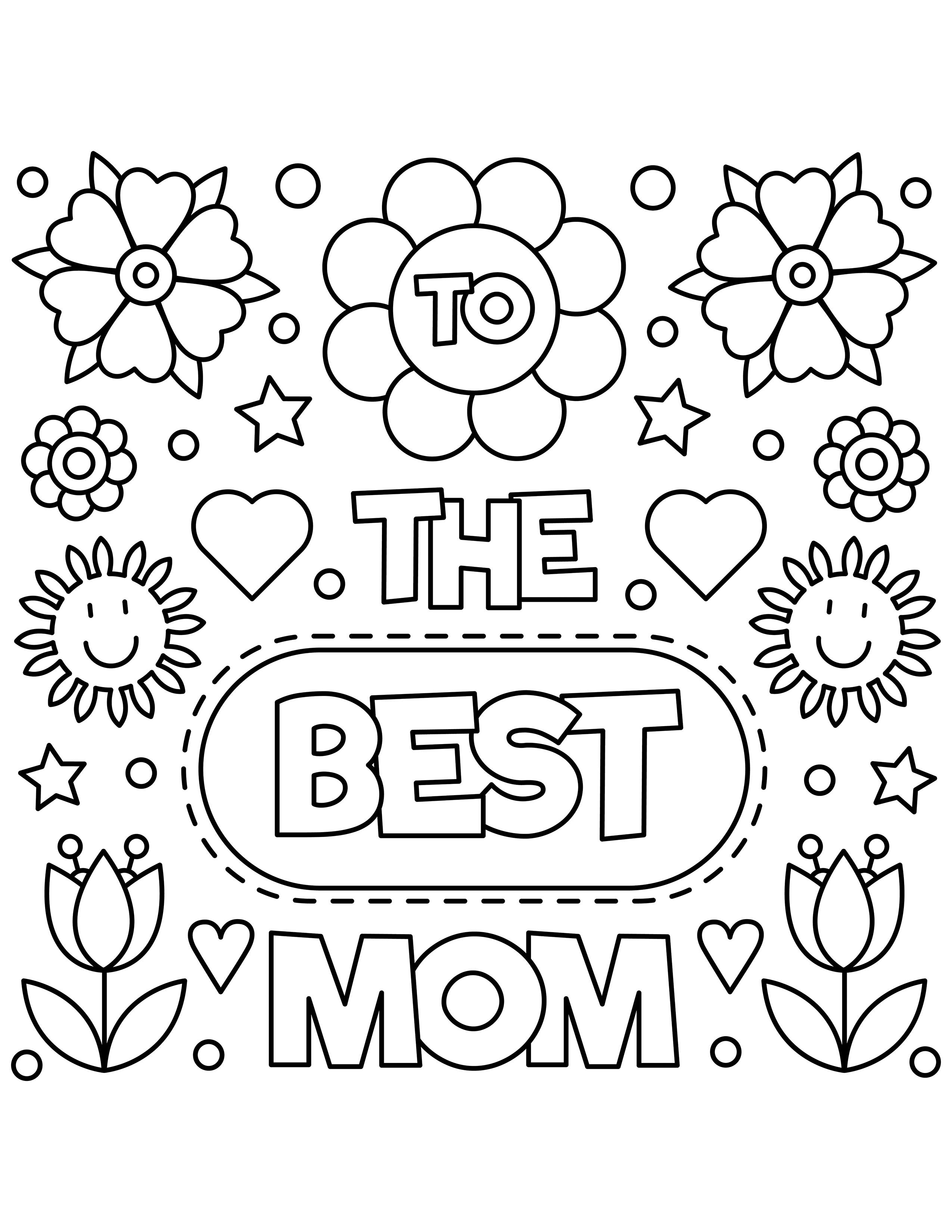 Mommy Coloring Pages for Kids 101