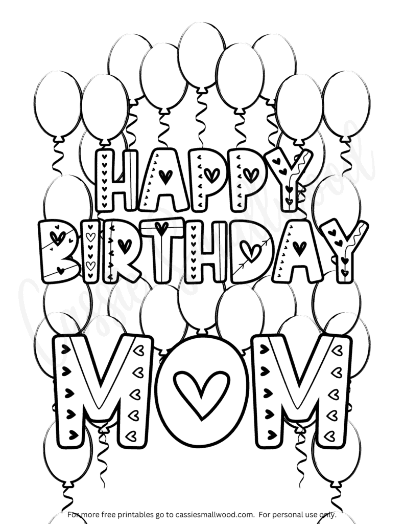 Mommy Coloring Pages for Kids 116