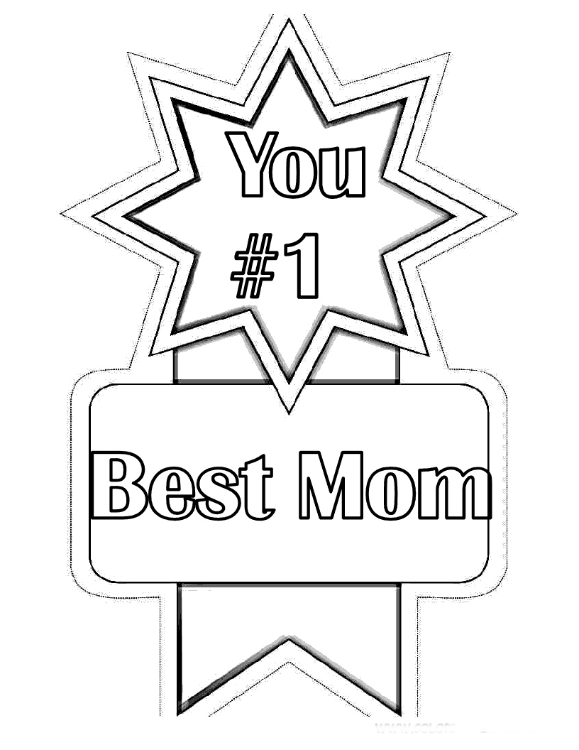 Mommy Coloring Pages for Kids 117