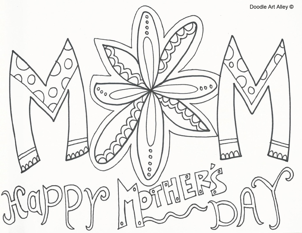 Mommy Coloring Pages for Kids 13