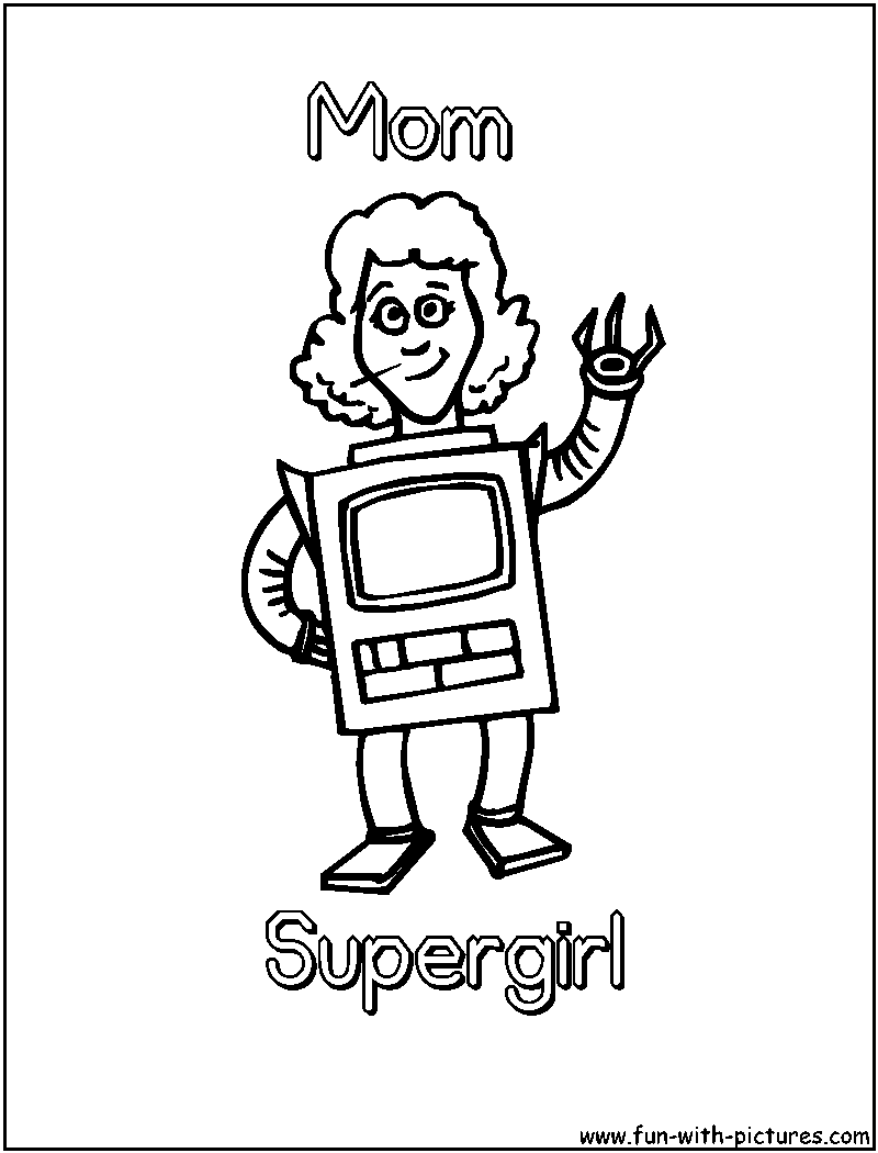 Mommy Coloring Pages for Kids 132