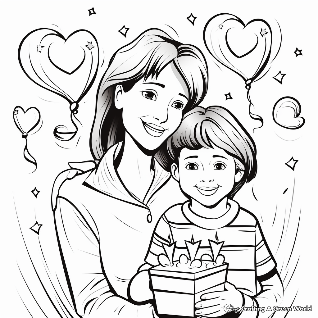 Mommy Coloring Pages for Kids 144