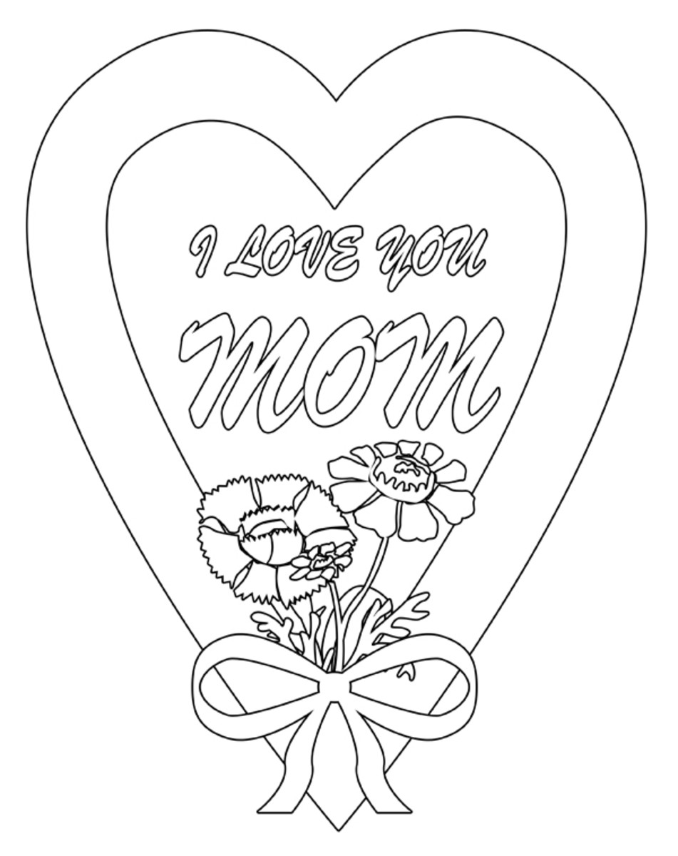 Mommy Coloring Pages for Kids 149