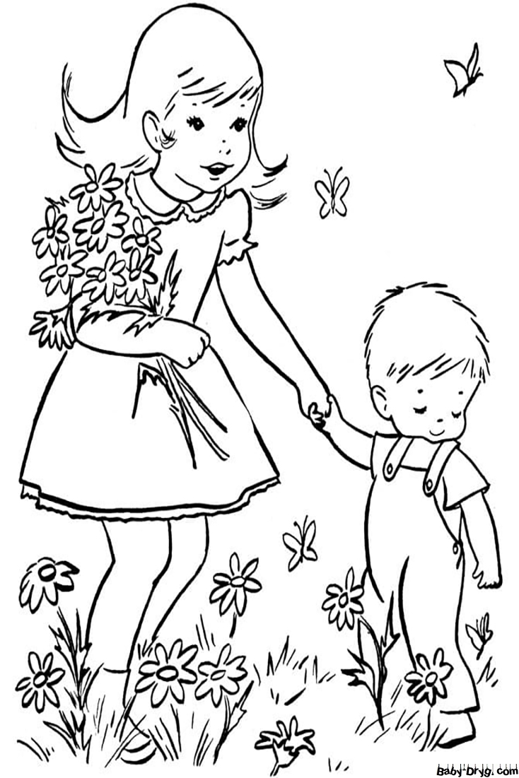 Mommy Coloring Pages for Kids 151