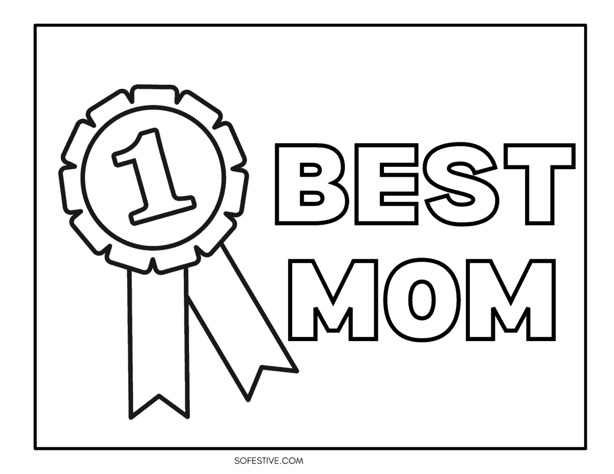 Mommy Coloring Pages for Kids 160