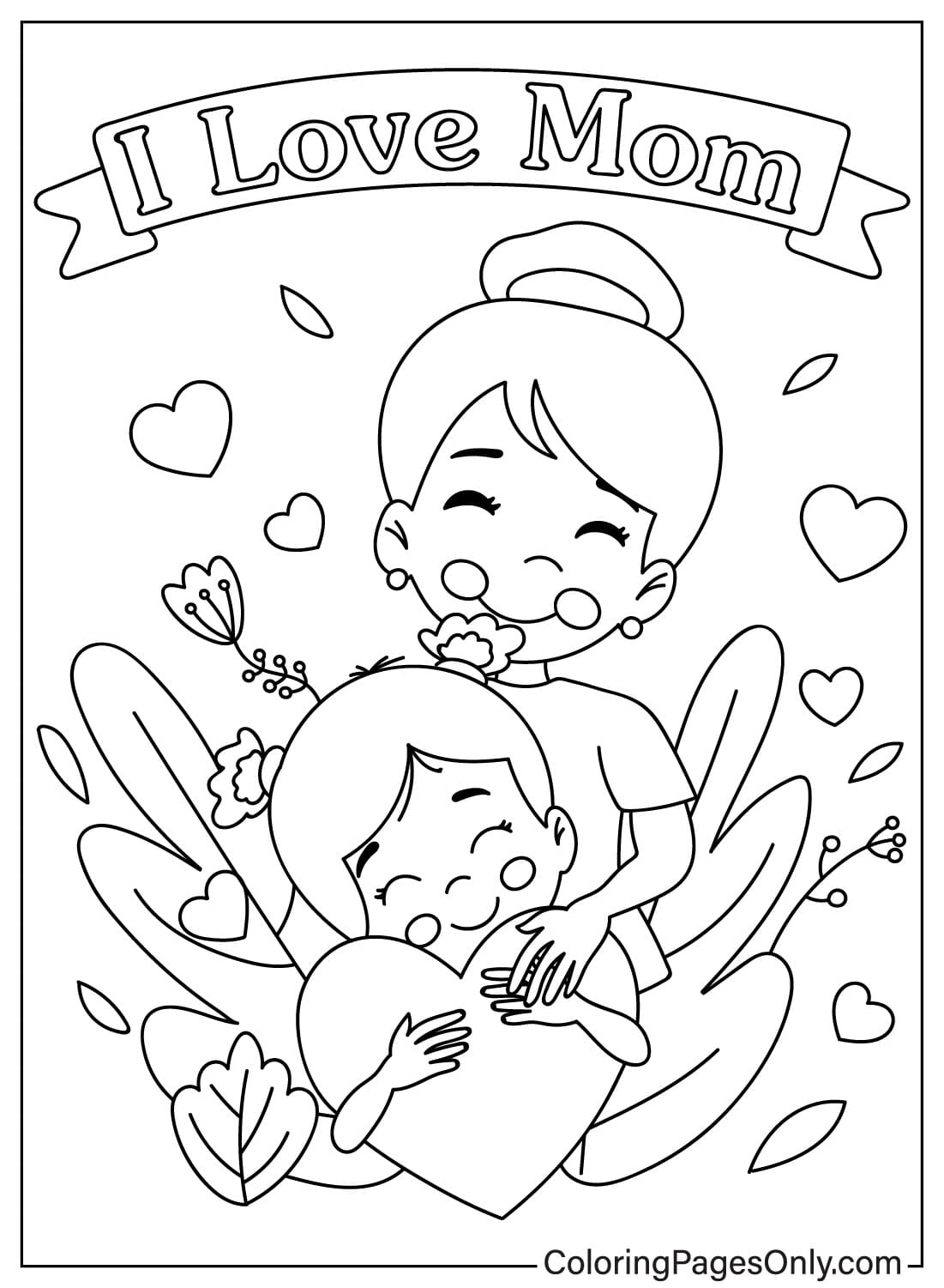 Mommy Coloring Pages for Kids 162