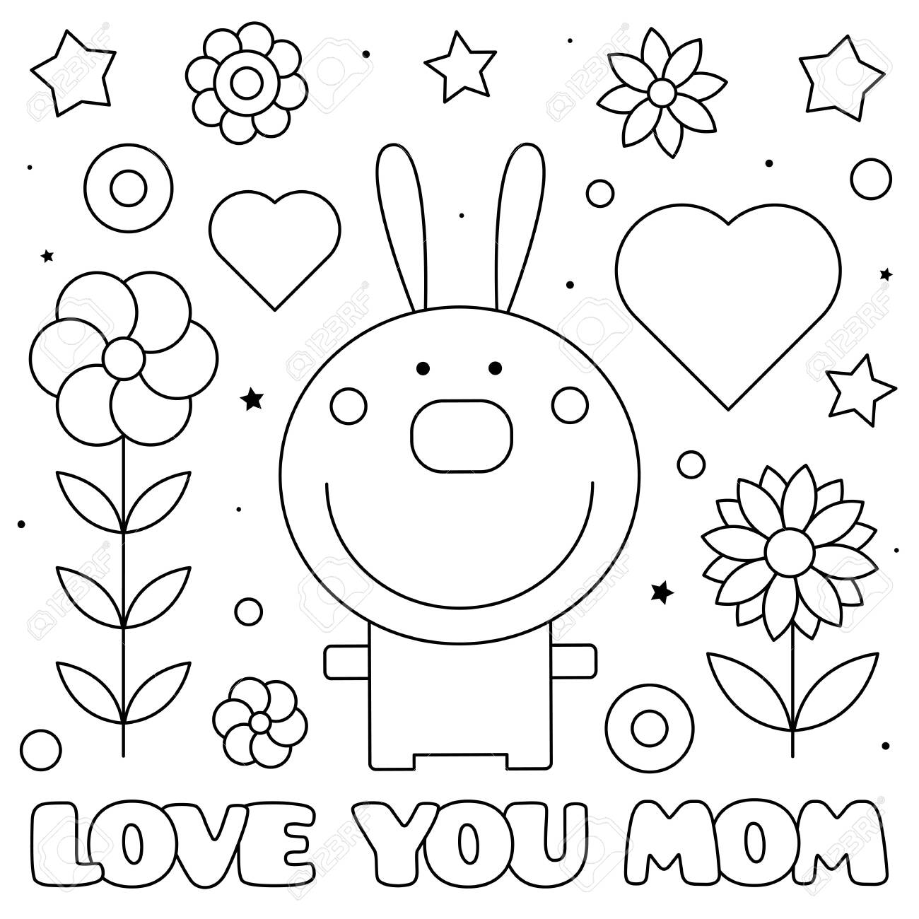 Mommy Coloring Pages for Kids 175