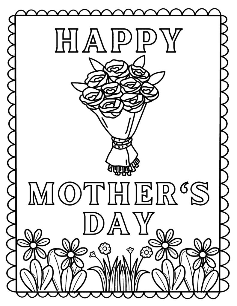 Mommy Coloring Pages for Kids 176