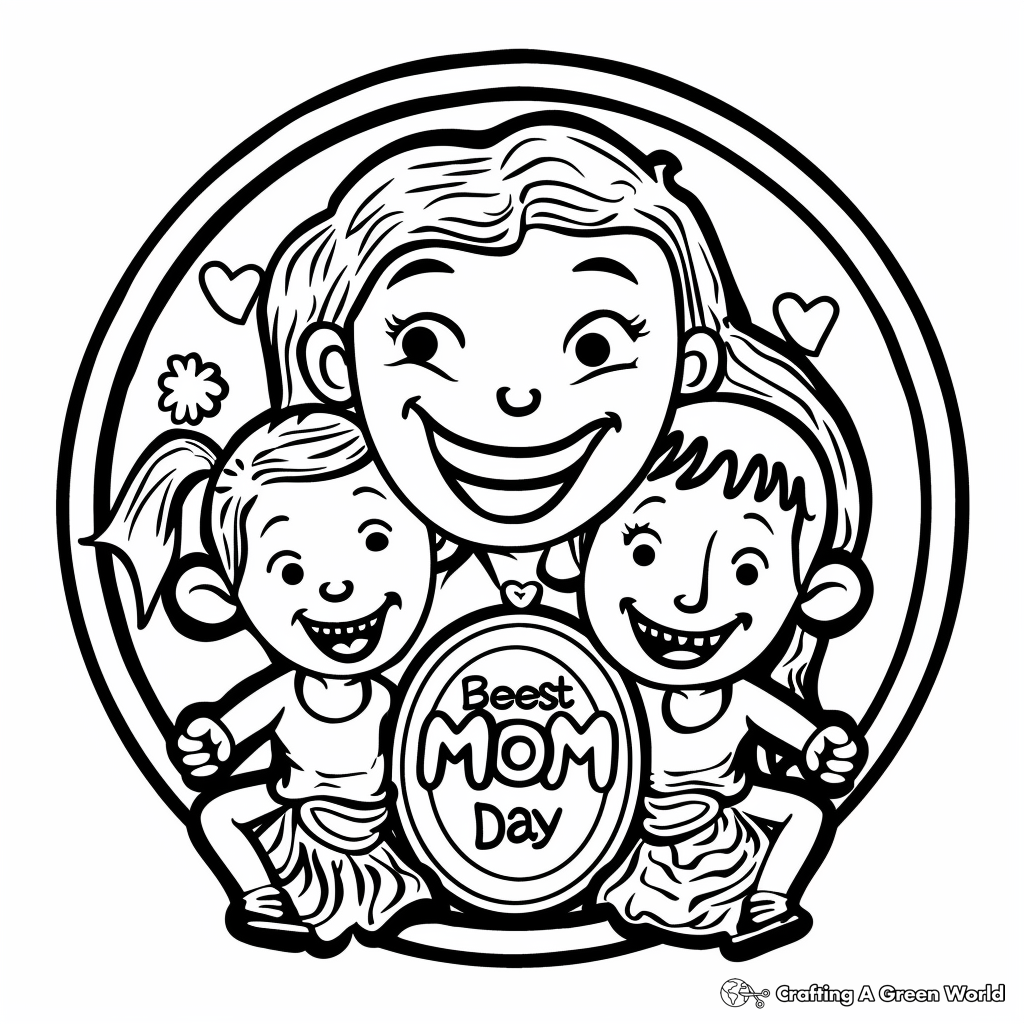 Mommy Coloring Pages for Kids 178