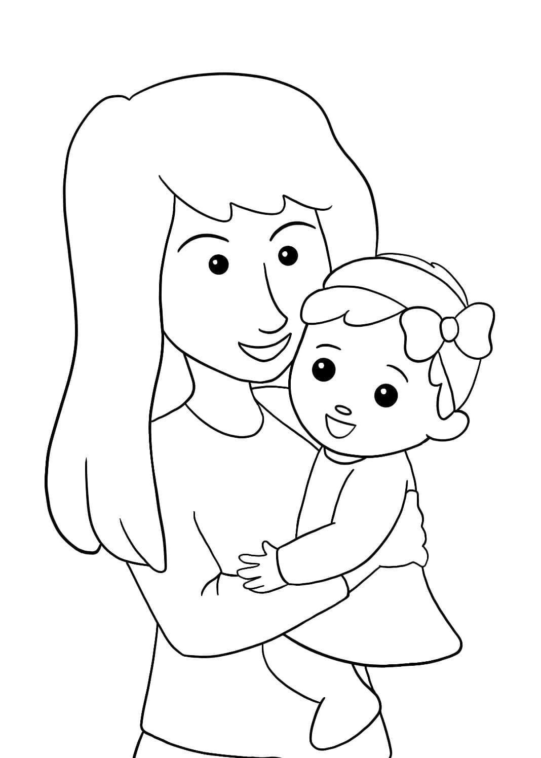 Mommy Coloring Pages for Kids 180