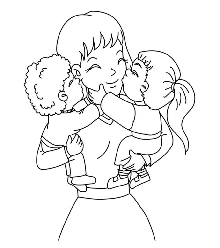 Mommy Coloring Pages for Kids 181