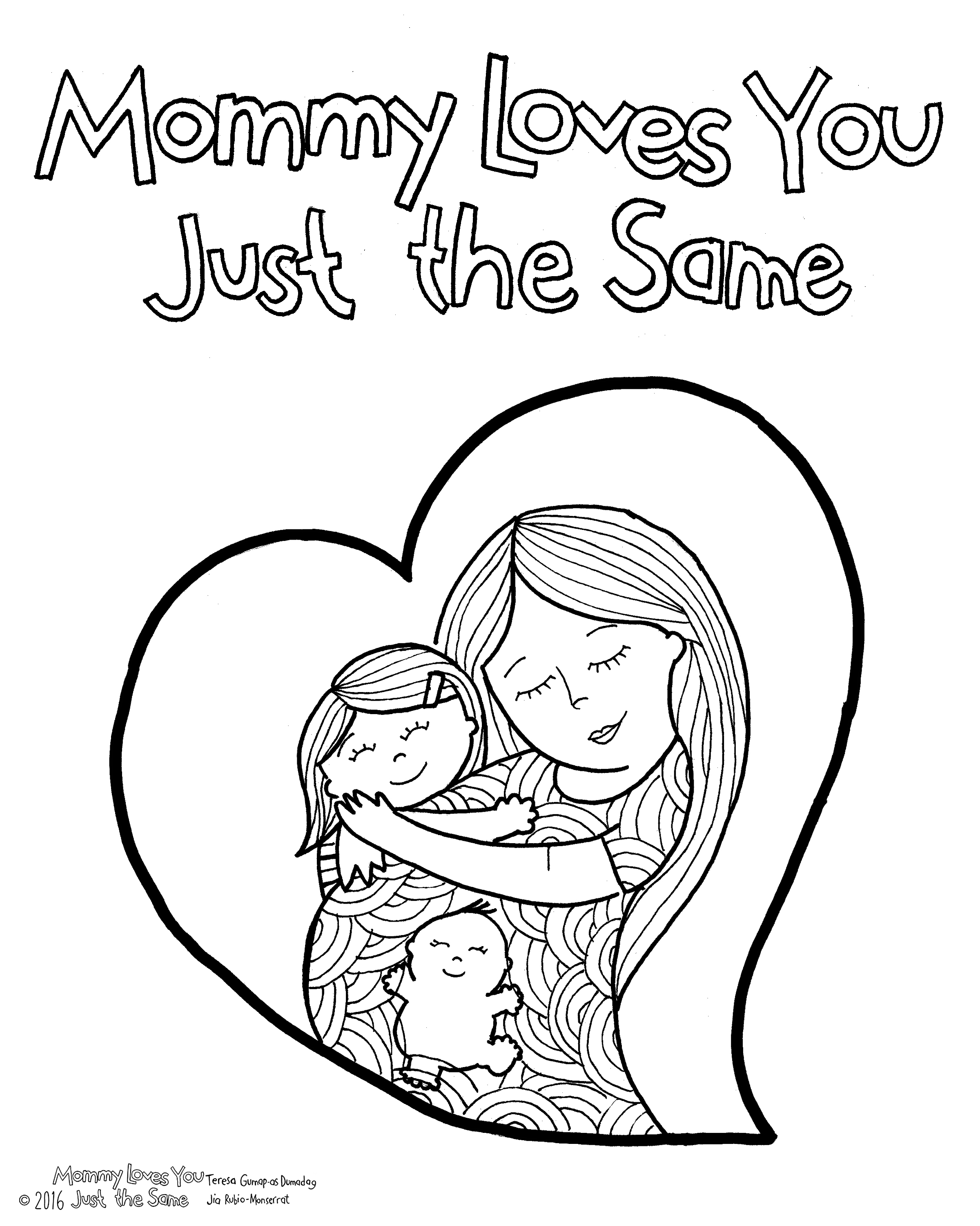 Mommy Coloring Pages for Kids 185