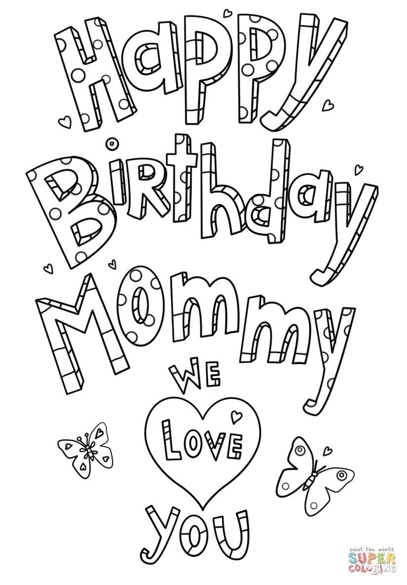 Mommy Coloring Pages for Kids 187