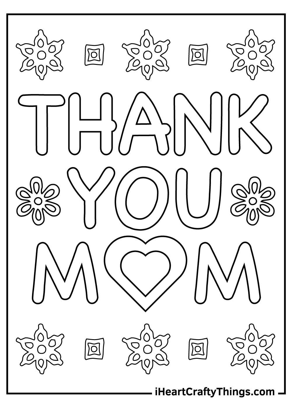 Mommy Coloring Pages for Kids 19