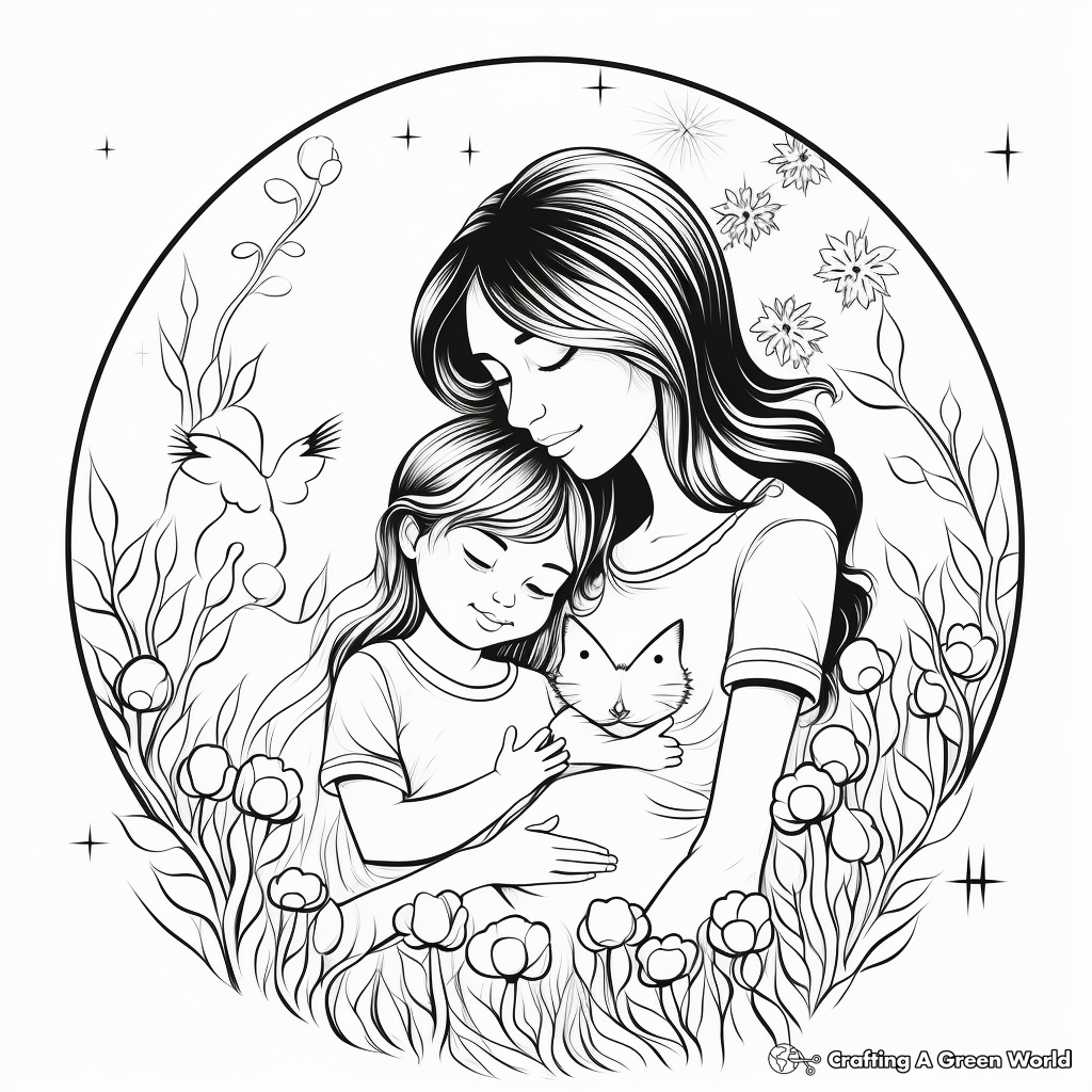 Mommy Coloring Pages for Kids 192