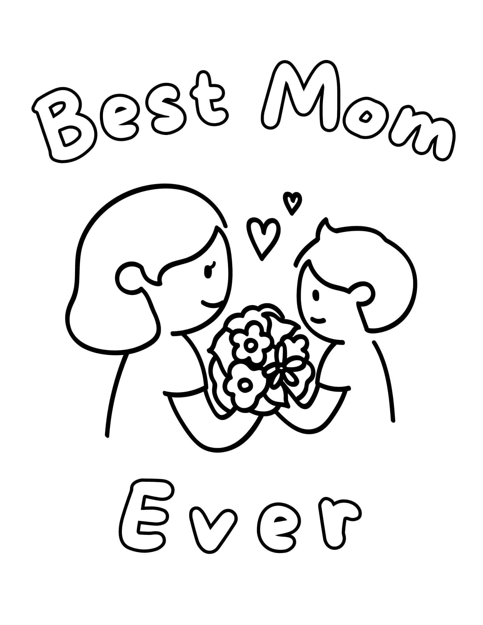 Mommy Coloring Pages for Kids 193