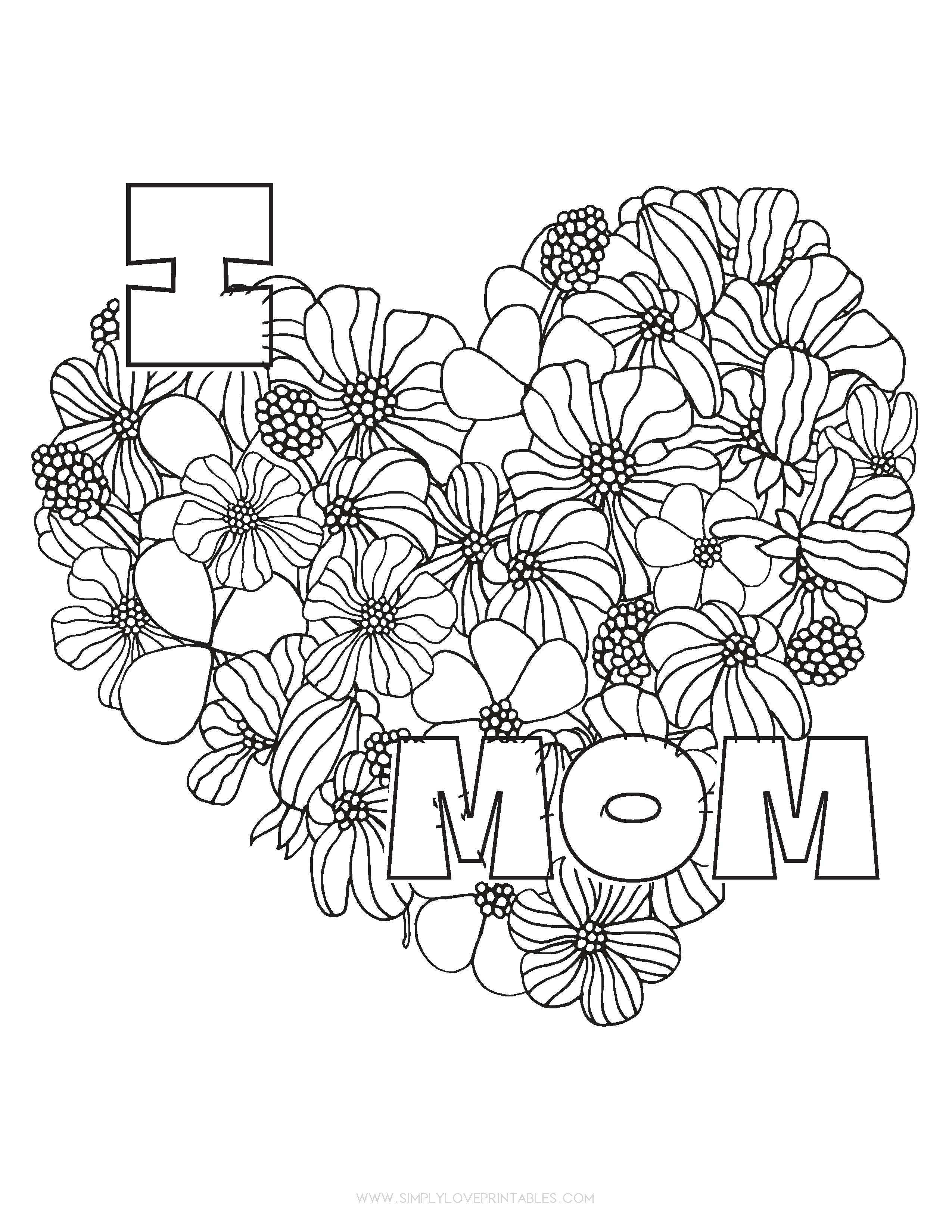 Mommy Coloring Pages for Kids 33