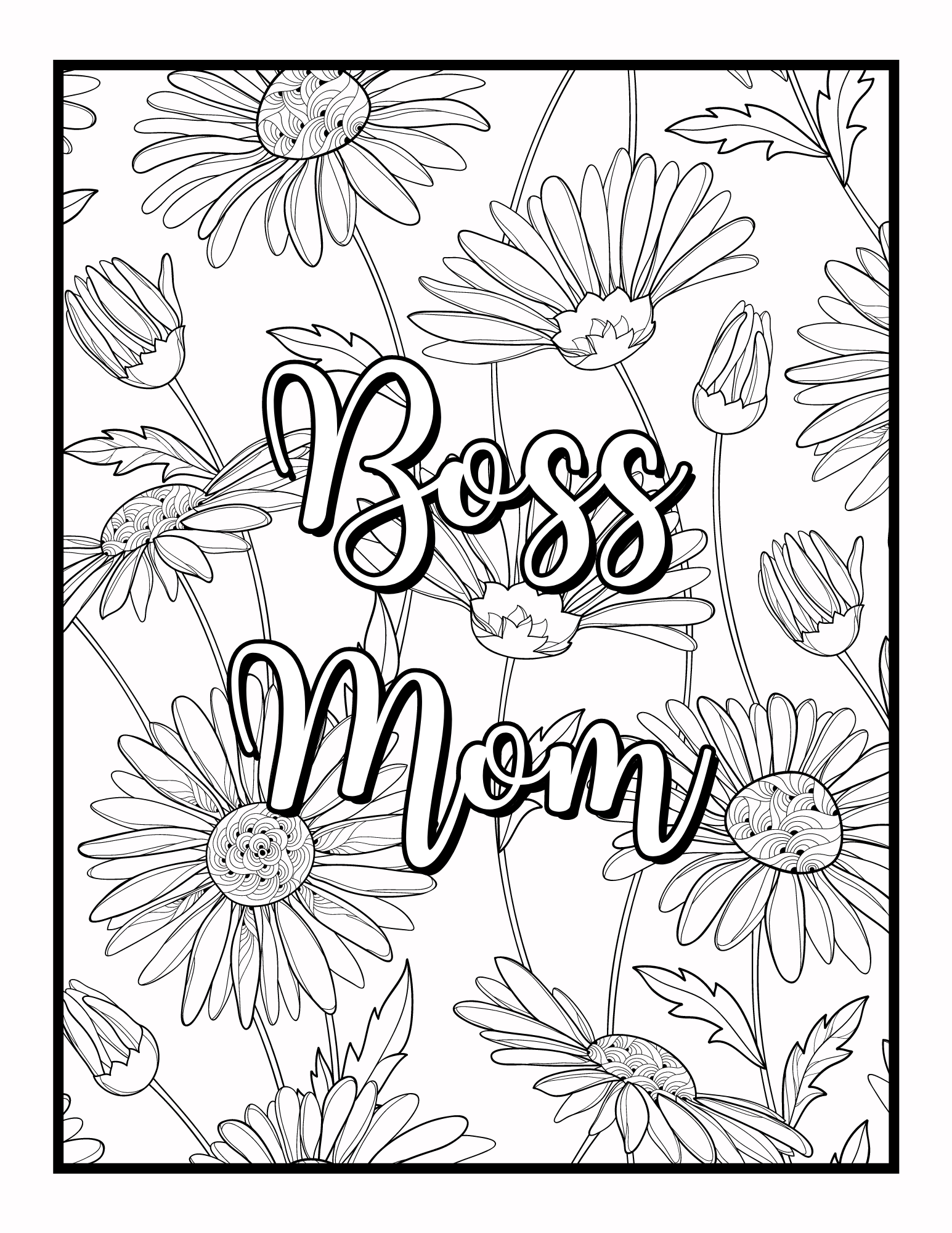 Mommy Coloring Pages for Kids 34