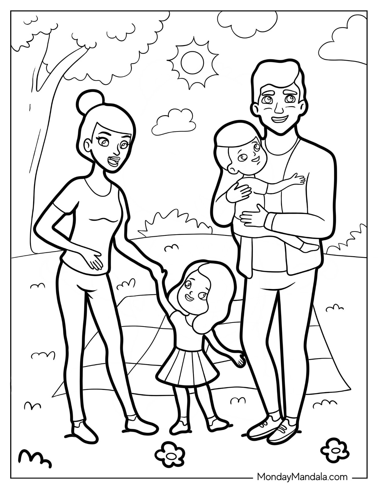 Mommy Coloring Pages for Kids 36