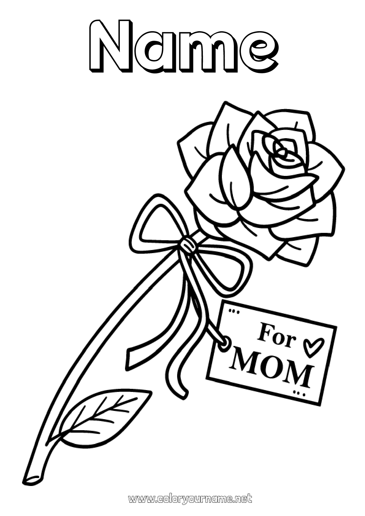 Mommy Coloring Pages for Kids 37