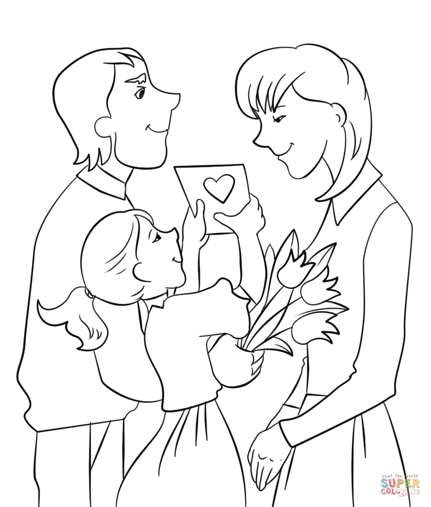 Mommy Coloring Pages for Kids 39