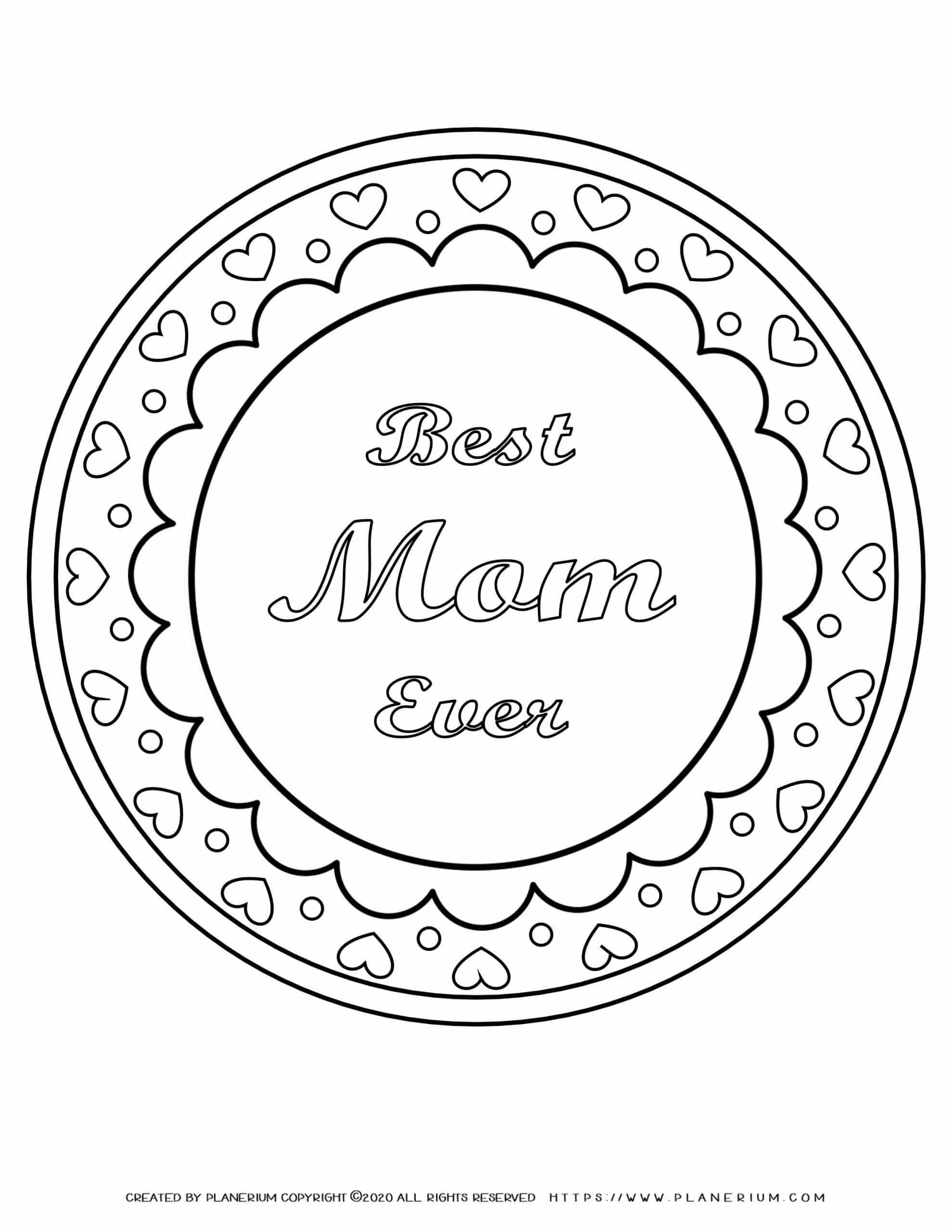 Mommy Coloring Pages for Kids 49