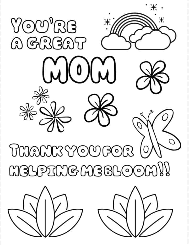 Mommy Coloring Pages for Kids 56