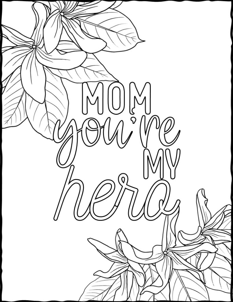 Mommy Coloring Pages for Kids 60